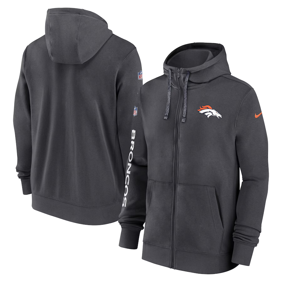 Men Denver Broncos black 2024 Nike NFL Hoodie